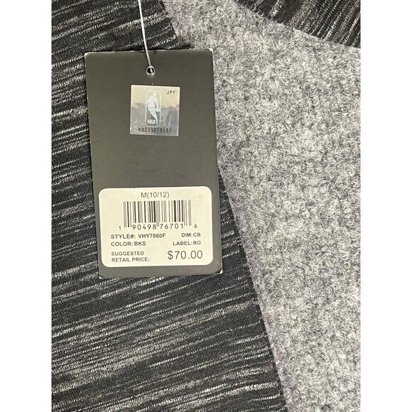 NBA Chicago Bulls youth size medium hoodie black and grey NWT - Picture 3 of 11